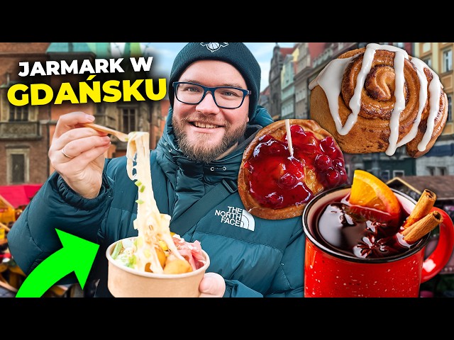 JEDZENIE NA JARMARKU w Gdańsku - co warto zjeść? [Gdańsk: Świąteczny Jarmark Bożonarodzeniowy 2023]