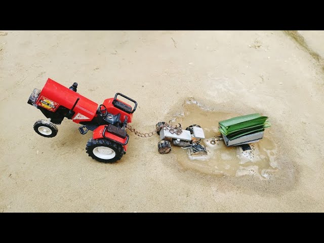 diy tractor stuk in mud science project | Tractor build