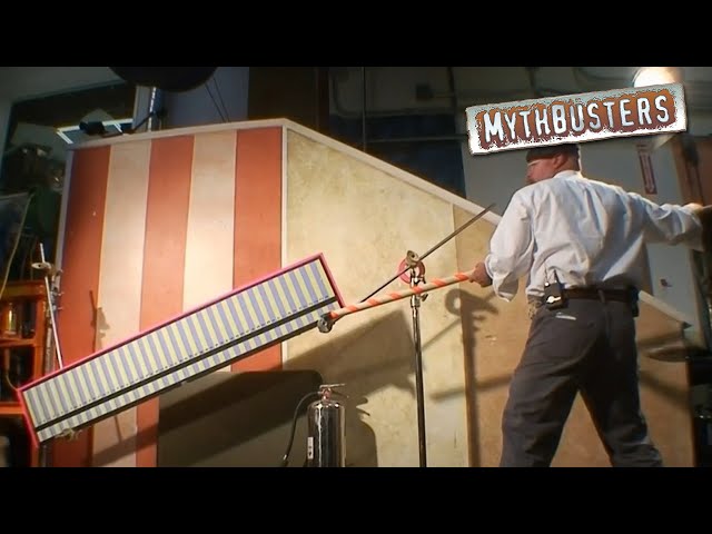 Flipping a Motorbike with a Pole | MythBusters