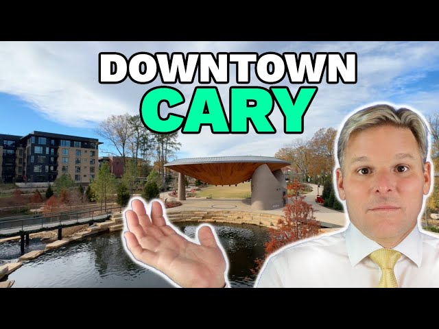Walking Tour of Downtown Cary NC + the NEW Downtown Cary Park