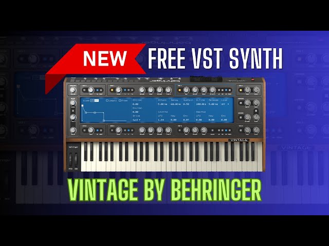 NEW FREE SYNTH Vintage by Behringer - Sound Demo