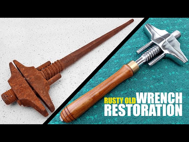 Antique Rusty Wrench Restoration