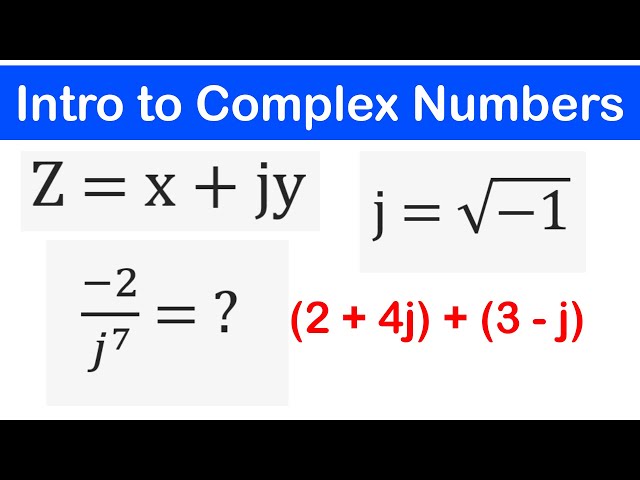 01 - Intro to Complex Numbers