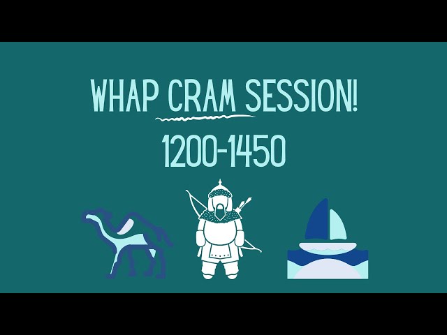 WHAP Cram Session: 1200-1450!