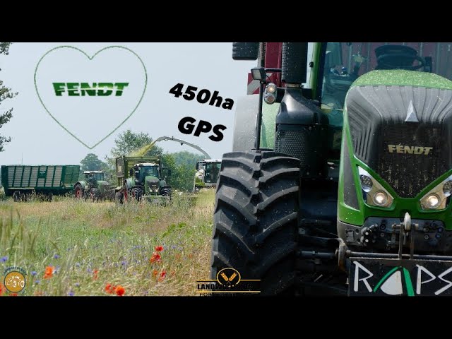 Roggen für Ganzpflanzensilage - GPS Häckseln LU Brummer 450ha für die Biogasanlage GPS Ernte 2023