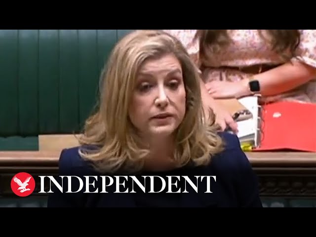 Penny Mordaunt fights tears during tribute to former MP Karen Lumley