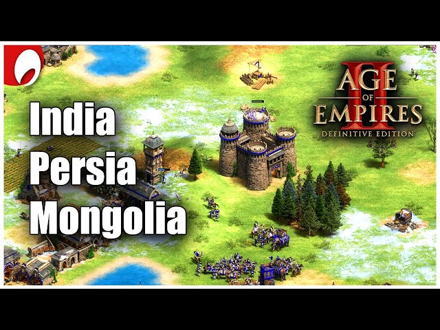 India v/s Persia v/s Mongolia | Age of Empires 2 Definitive Edition