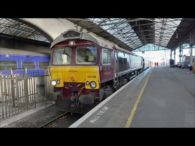 Trainspotting at Inverness railway station (08/04/2024)