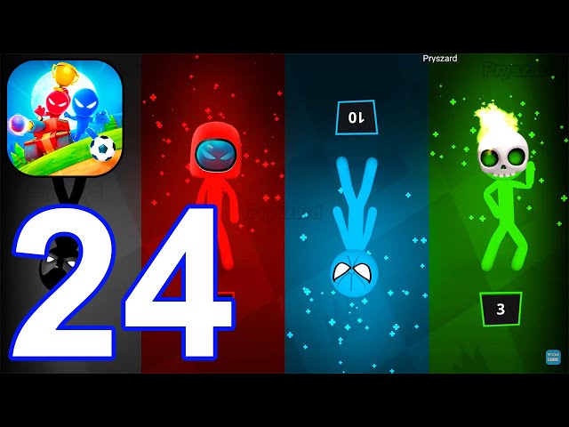 Stickman Party 2 3 4 MiniGames - Gameplay Walkthrough Part 24 Tournament Mode (iOS, Android)