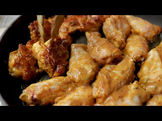 It was so delicious that I had to cook again! new recipe Chicken Wings # 143