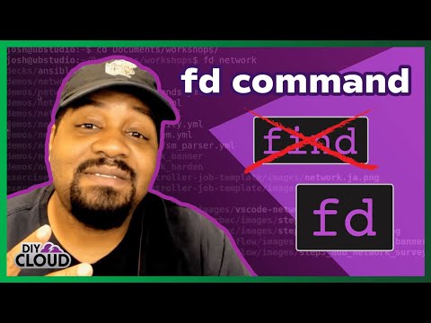 The Modern UNIX command "fd" replaces the "find" command with a twist