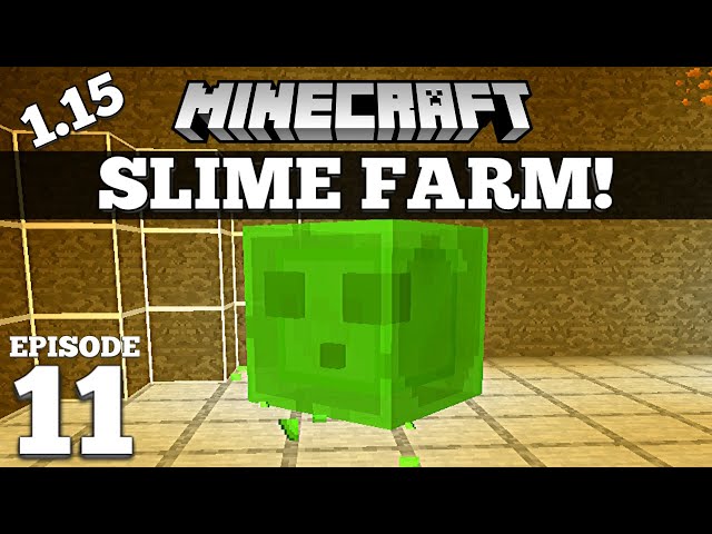 How To Make a Slime Farm in Minecraft 1.15.2 #11