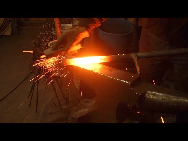 Forging Brake Irons and Making Tapered Dovetails for Brake Blocks | The Piedmont Wagon