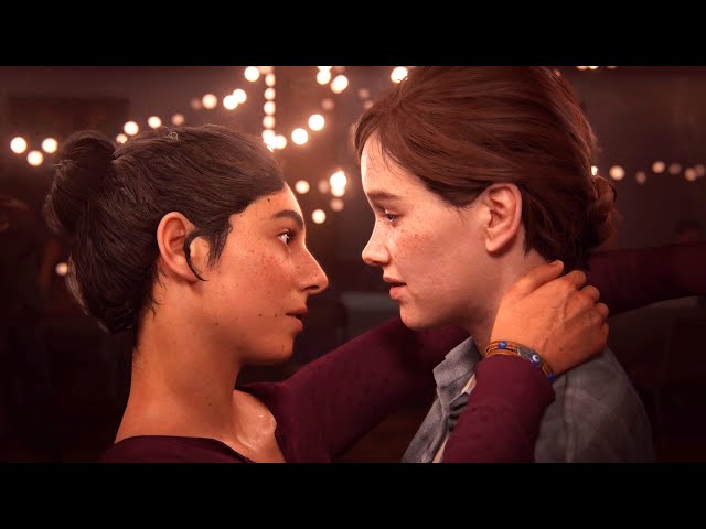 Ellie and Dina's First Kiss - The Last of Us Part 2