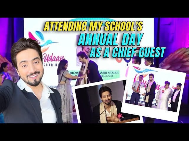 I Attended My School's Annual Day As A Chief Guest | @MrFaisu