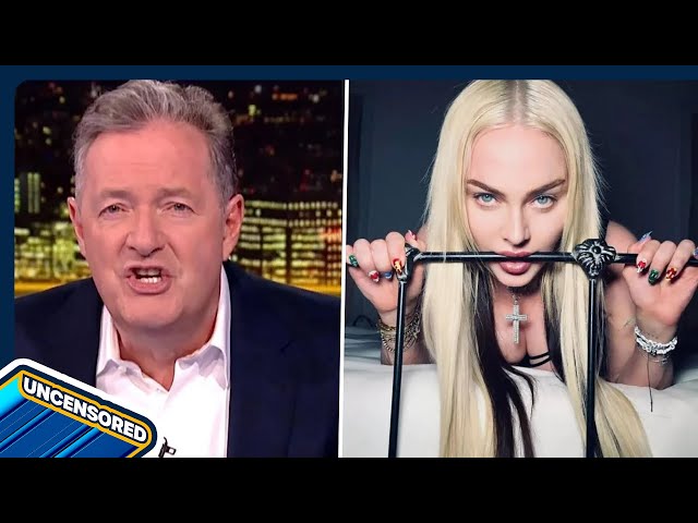 "Unbelievably RUDE!" Piers Morgan Reacts To Madonna's Cringe Moment...