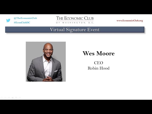 Wes Moore, CEO of Robin Hood