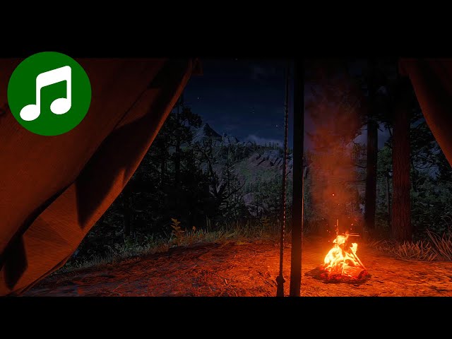 Wild West Camping 🎵 10 Hours RED DEAD REDEMPTION 2 Ambient Music (SLEEP | STUDY | FOCUS)