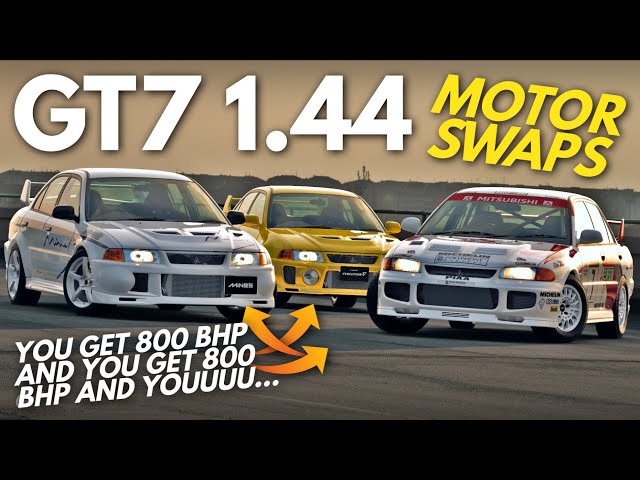All 5 New Engine Swaps in GT7 1.44 | Part 8 | Gran Turismo 7 March Update | Motor Swaps