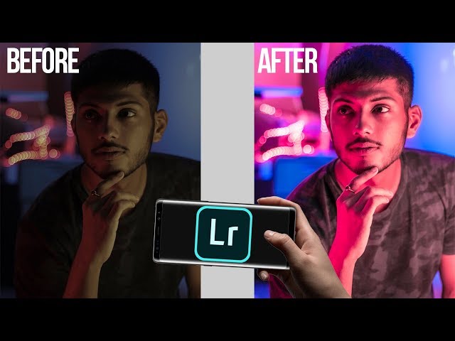 EDIT AMAZING PINK-BLUE PHOTOS ONLY USING MOBILE ! Lightroom Tutorial
