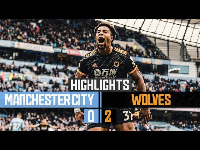 A win at the home of the champions! Manchester City 0-2 Wolves | Highlights