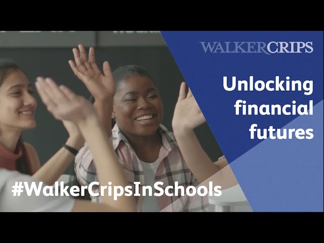 #WalkerCripsInSchools: Unlocking financial futures