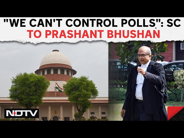 Supreme Court On VVPAT | Supreme Court To Prashant Bhushan In VVPAT Case: "We Can't Control Polls"