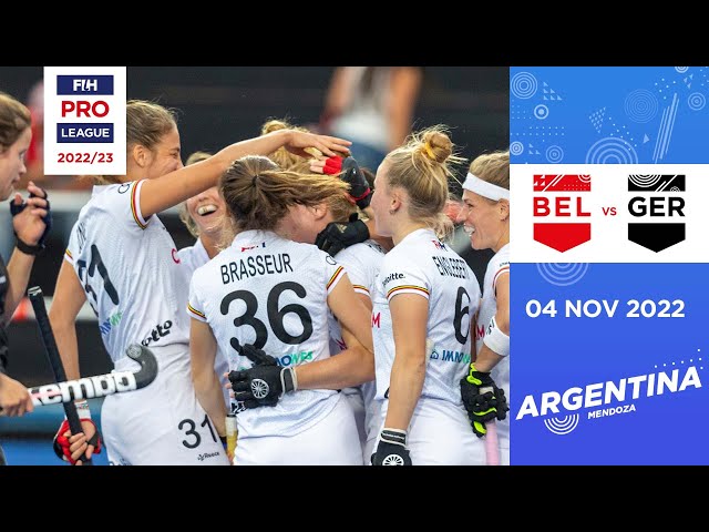 FIH Hockey Pro League 2022-23: Belgium vs Germany (Women, Game 1) - Highlights