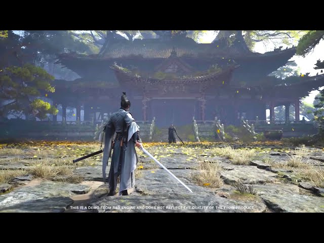 This Martial Arts (wuxia) Game Code to Jin Yong Looks Amazing | Unreal Engine 5 Game