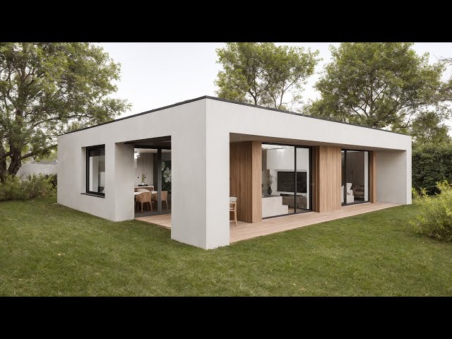 simple and practical house | LIVING IN A SMALL MODERN HOUSE