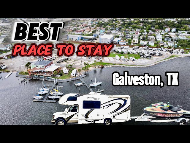 Best Place for Boats and Jet Skis - Galveston RV Resort and Marina
