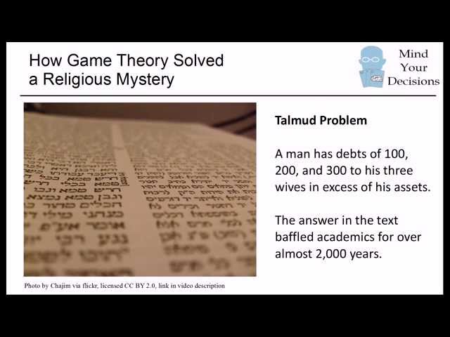 How Game Theory Solved a Religious Mystery