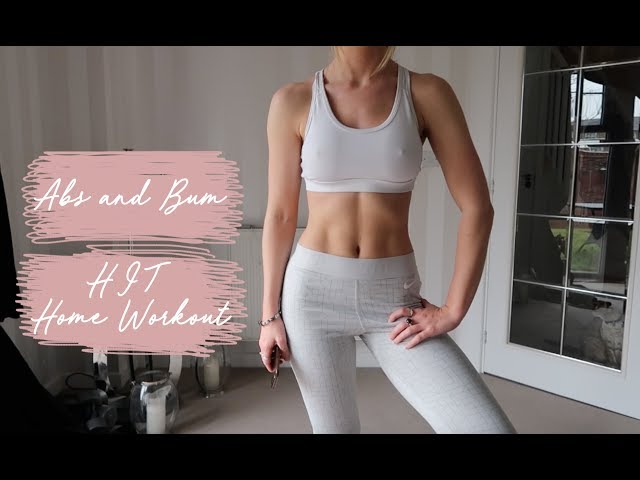Abs and Bum HIT | Home Workout