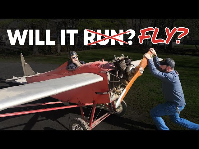 Can We Make This 1920s Harley-Davidson Powered Airplane Fly?