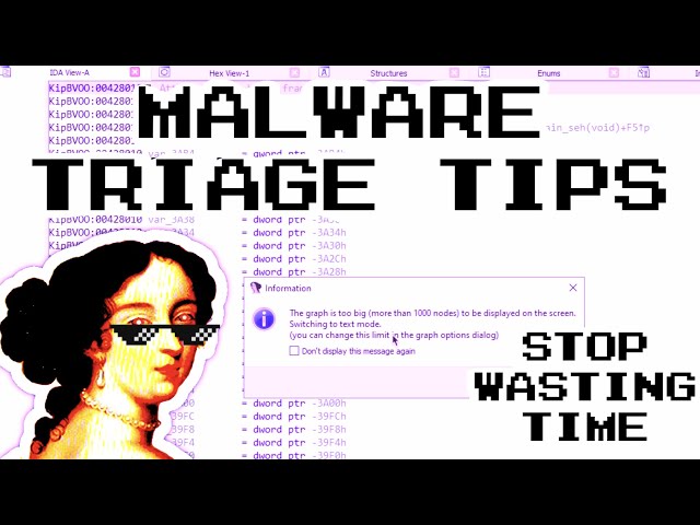 Malware Triage Tips: How To Stop Wasting Time in IDA On Packed Samples  [ Twitch Clip ]