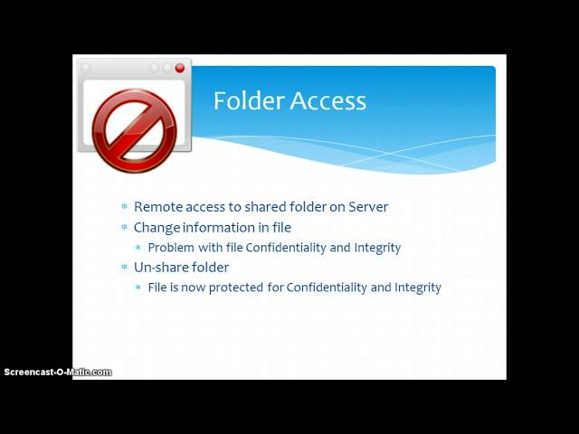 Slide4 - Folder Access