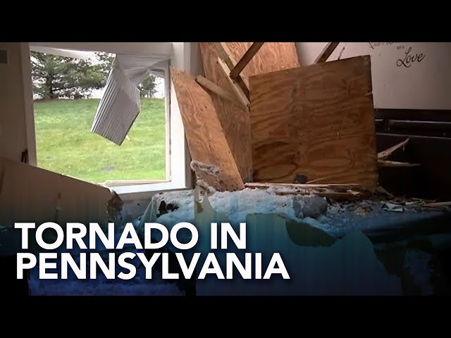 Tornado leaves path of destruction in Pennsylvania