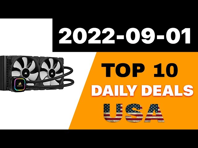 Top 10 "Today's Deals" deals on Amazon, today (2022-09-01)