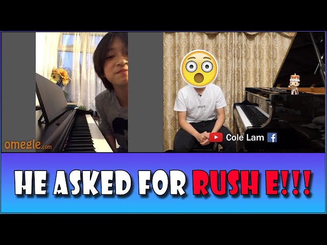 Challenged To Play RUSH E By EAR on Omegle. Can I?