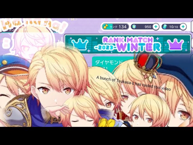 【Project Sekai】Winter Rank Match but GODDAMMIT TSUKASA