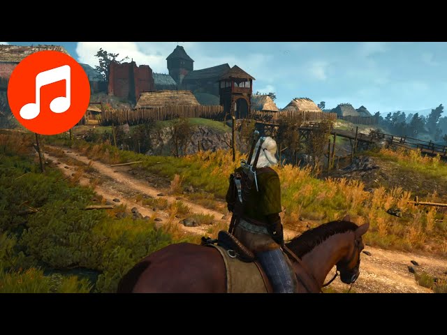 Relaxing WITCHER 3 Ambient Music 🎵 On The Road (Witcher 3 Soundtrack | OST)
