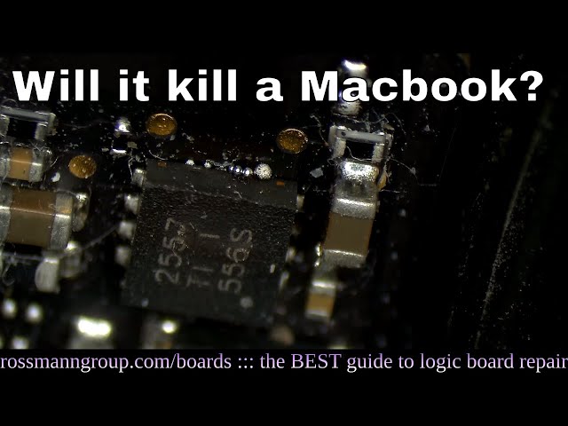 Can plugging in a USB drive kill a Macbook?