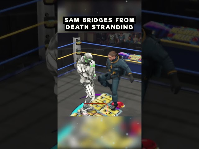 Sam Bridges from Death Stranding in WWE 2K23!