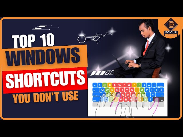 10 Windows Shortcuts oo Xiiso leh horayna Aad U isticmaalin.