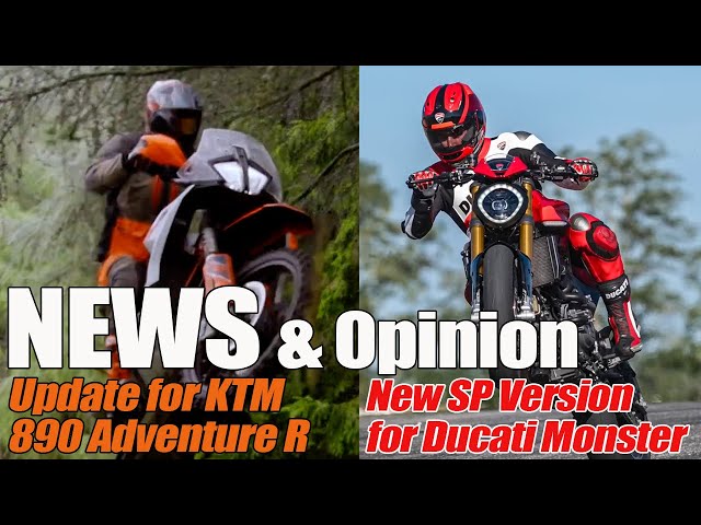 KTM’s middleweight adventure bike improved & better looking, Ducati’s Monster gets the SP treatment