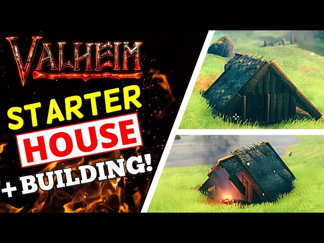 Valheim Starter HOUSE - How To SLEEP on Day 1!