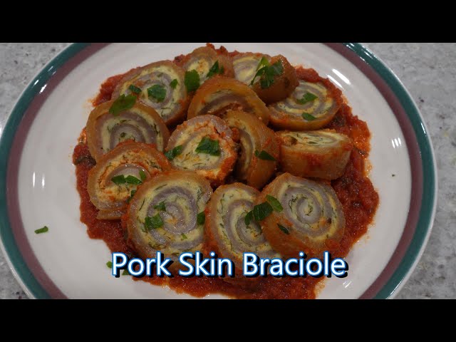 Italian Grandma Makes Pork Skin Braciole