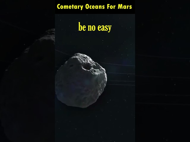 Cometary Oceans For Mars
