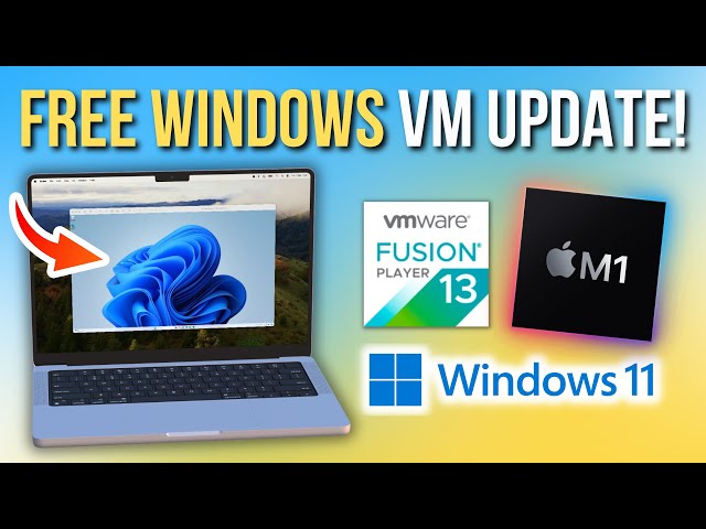 Running FREE Windows 11 ARM on Mac is now even EASIER! VMware Fusion 13.5.1