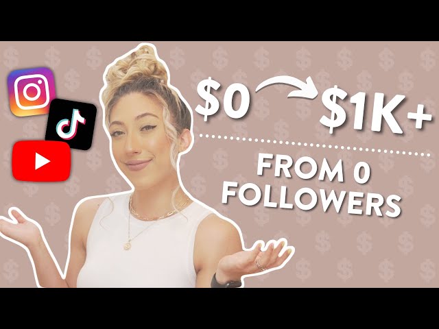 HOW TO MAKE MONEY & GROW ON SOCIAL MEDIA IN 2024 (even with 0 followers) Instagram, YouTube, TikTok